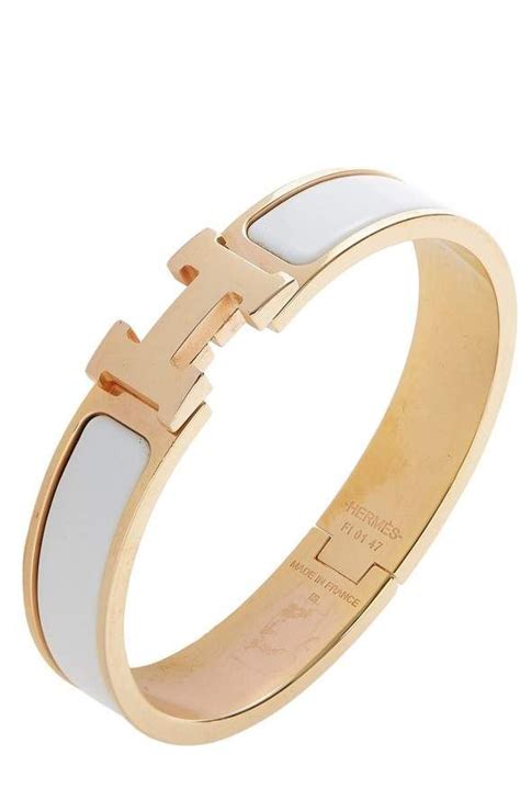 gold hermes link bracelet|hermes bracelet gold and white.